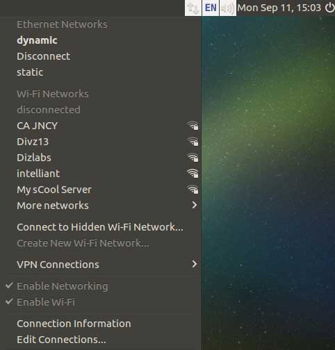 Connect Wi-fi - Wi-fi List
